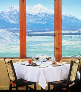 View from The Granary, Spring Creek Ranch, Jackson, WY.