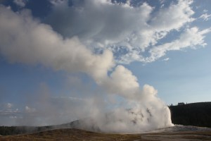 Old Faithful Geyser.