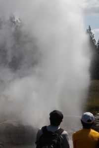 Riverside Geyser, Yellowstone National Park.